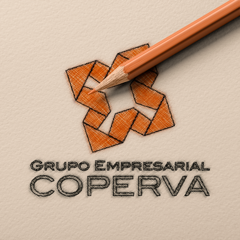 Logotipo de grupo empresarial coperva