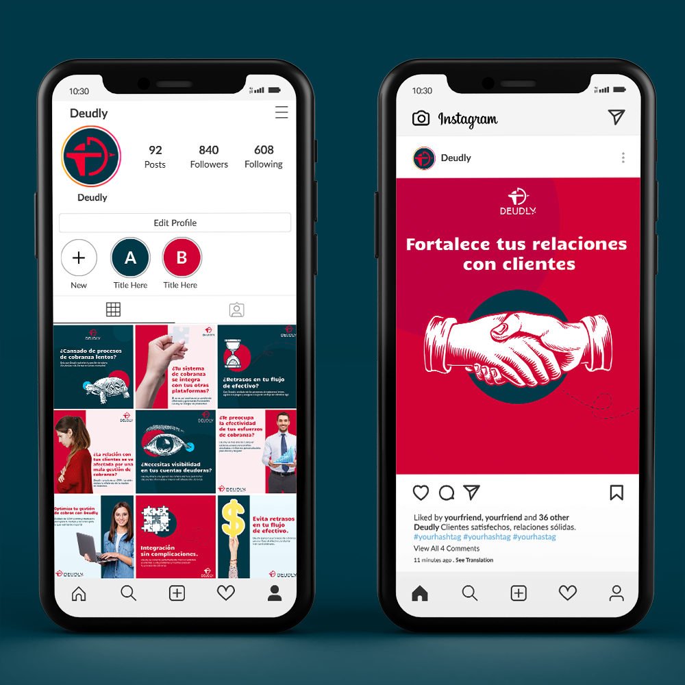 Imágenes de las redes sociales de Deudly